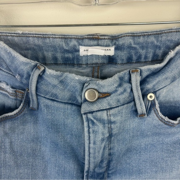 Good American Good Vintage Low Natural Fray medium wash size: 10/30 - Picture 3 of 12